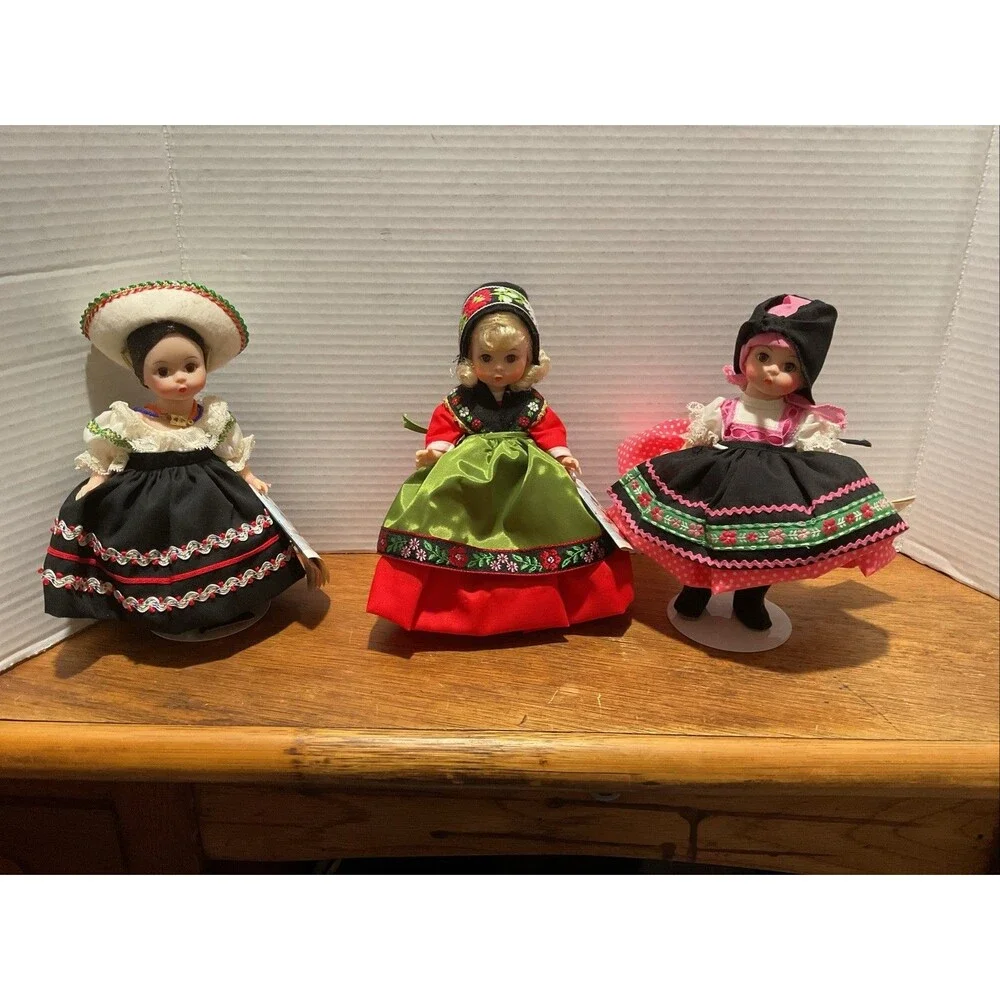 Madame Alexander Little Women Dolls Set Of 3 With Original Boxes